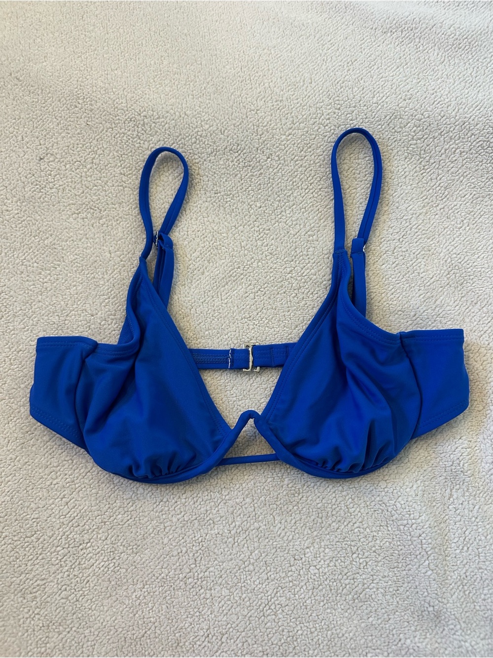 Xhilaration Cobalt Blue Underwire Bikini Top Size L
